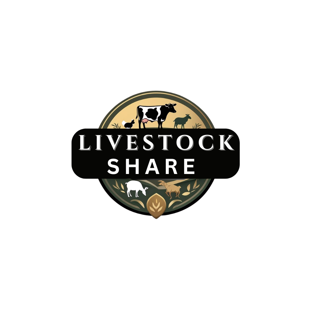 Livestock Share Logo with Sans-Serif Font